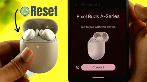 ; Tap the gear (icon may be different) next to the Pixel Buds. . How to factory reset pixel buds